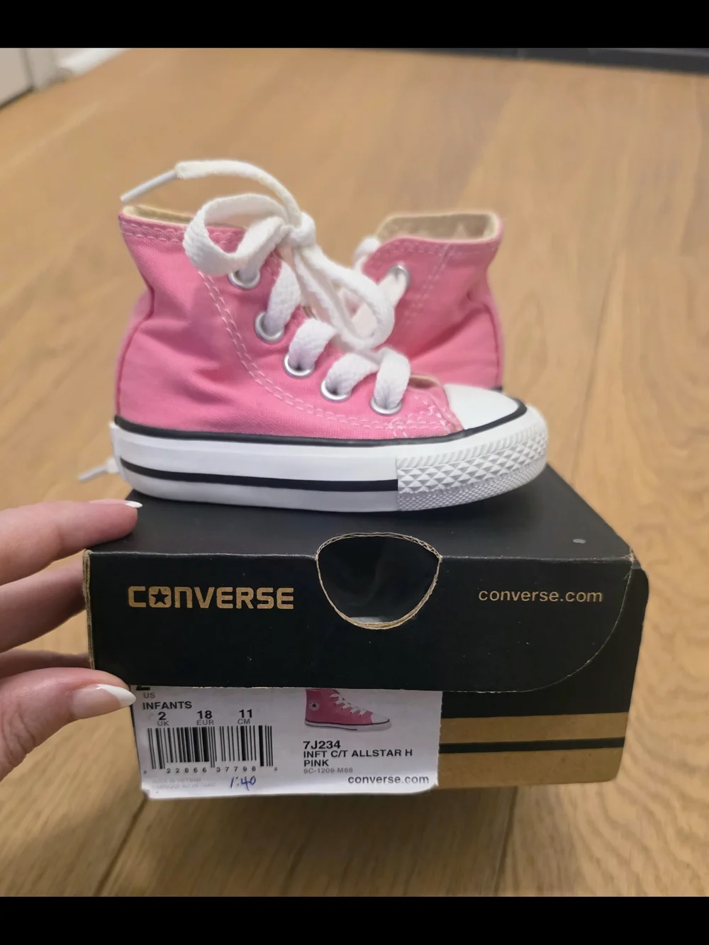 Converse INFANT Pink Chuck Taylor All Star High Top Sneakers